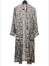 Kimono en satin de soie - NYMPHE