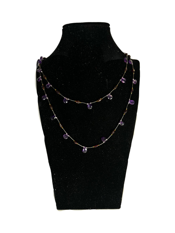 Collier en améthyste