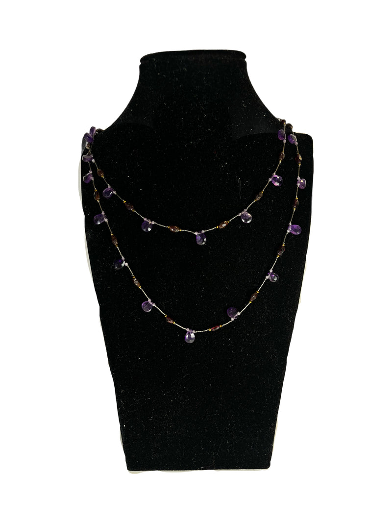 Collier en améthyste