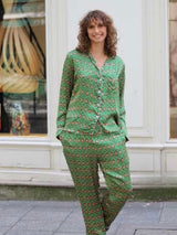 Pyjama en satin de soie - AERIS