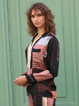 Pyjama en satin de soie - CASSIE