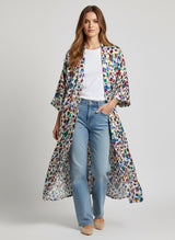 Kimono en satin de soie - MILA