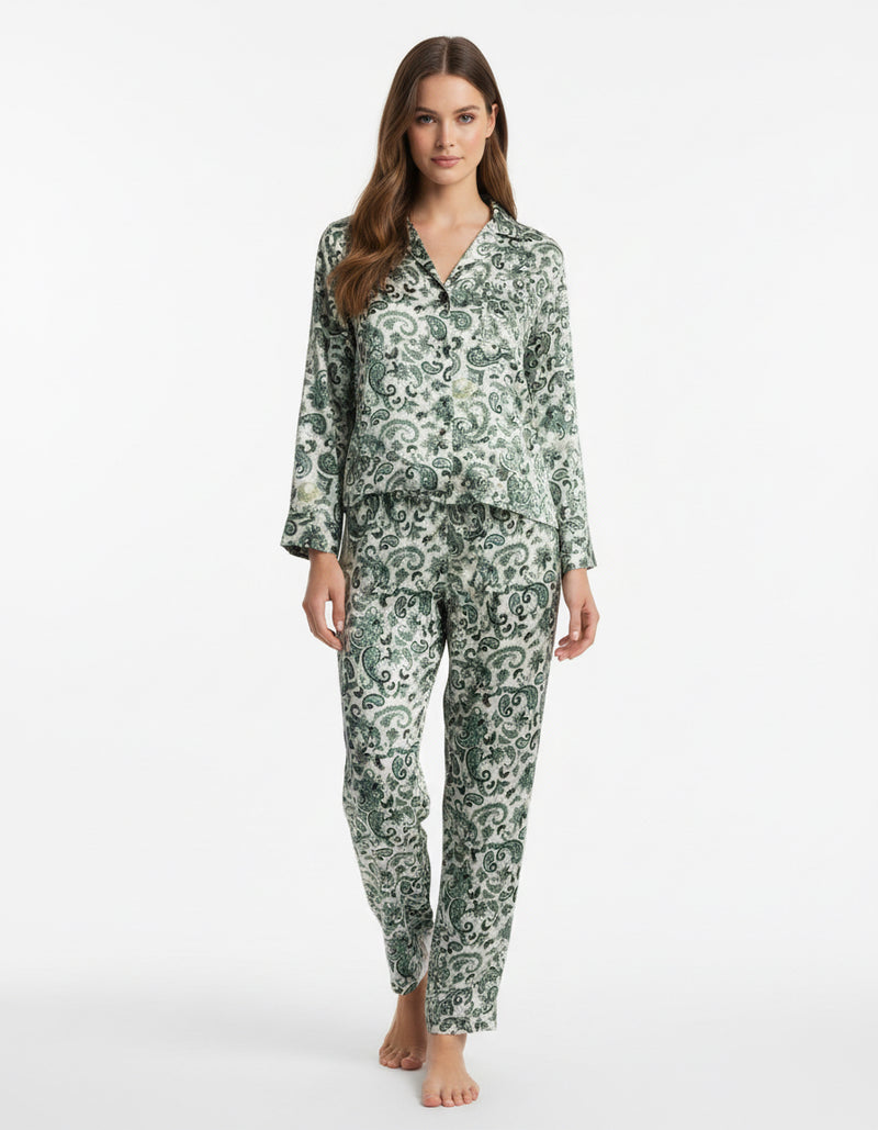 Pyjama en satin de soie - SKY