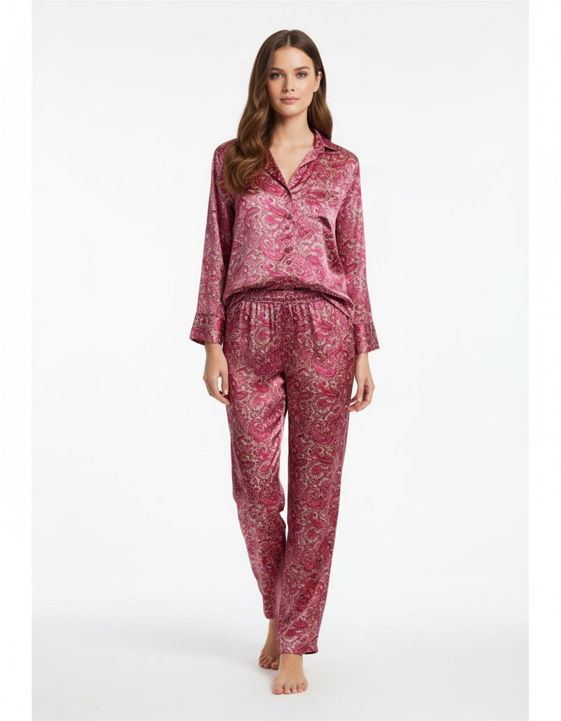 Pyjama en satin de soie- LEA