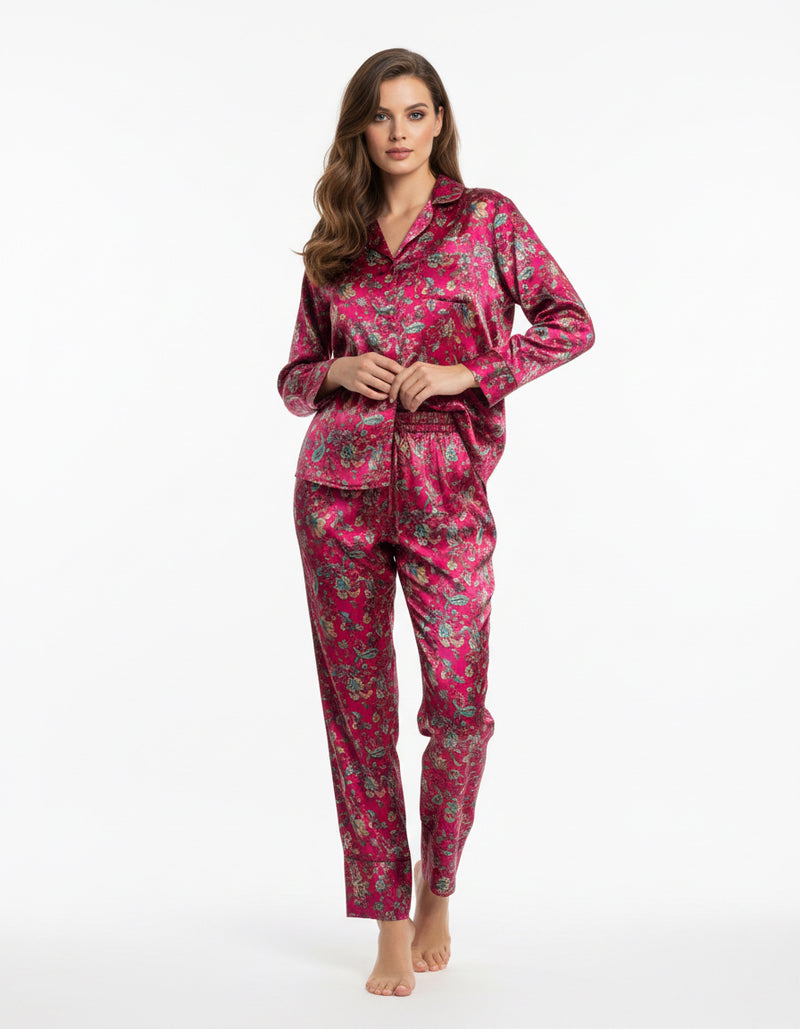 Pyjama en satin de soie - ROSA