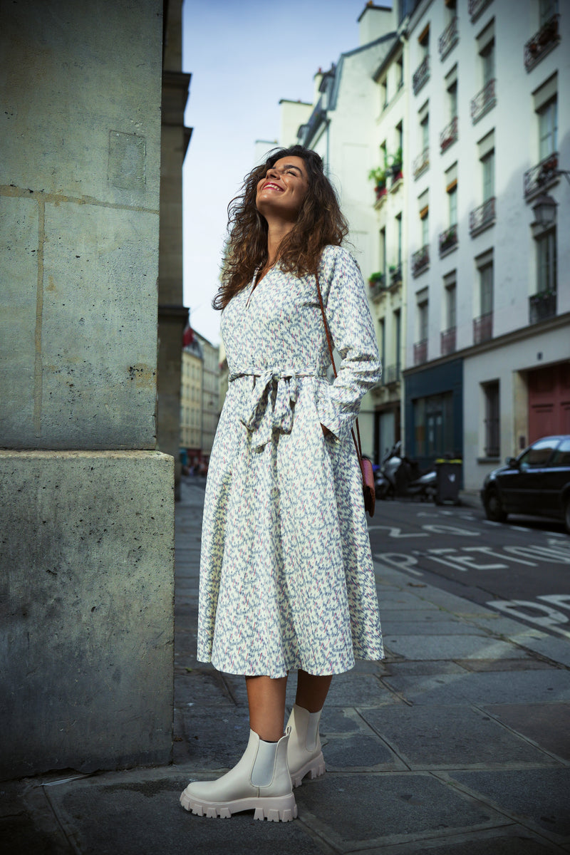 Robe Longue col V